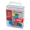 Pins, boxes of 30 pieces colored