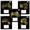 BRAUBERG / Notebook 18 y., Line, cardboard cover, 3D-MOTORBIKE / 20 pcs.
