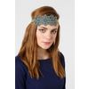 Lace headband Charm blue gold