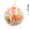 Палех / Palekh / Christmas tree ball "Snow Maiden" glass, master Chaparina