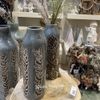 Kaemingk / Ceramic bottle vase Grindelwald 45 cm