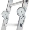 NEW HEIGHT / Aluminum transforming ladder 4x4 steps, height 4.5 m (4 sections 1.2 m each) up to 150 kg, weight 16.5 kg