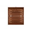 GamesDealer / Backgammon carvalho preto maciço 58x63 cm