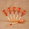 Мастерская Сереброва / Fan spoons "five" with bells