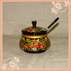 Wooden box - painted on gold