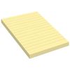 POST-IT / 自粘块（贴纸）原件 102x152 毫米，100 张，内衬，黄色