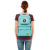 Backpack BRAUBERG youth, light, mint color, 47х31х13 cm