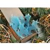 Ленивые Бобры / Lazy Beavers / Set of blue Christmas tree decorations "Miracles inside" in a gift box