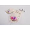 Lace earrings "Princess Diana" white
