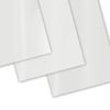装订用纸板封面, A4, SET 100 pcs., Glossy, 250 g / m2, 白色, BRAUBERG