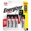 ENERGIZER / Batteries Max PROMO 3 + 1 AA (LR06, 15A) alkaline finger, SET 4 pcs. in blister