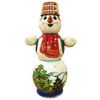 Мастерская подарков / Gift workshop / Bar for 0.5 l bottle. , Snowman with Christmas trees