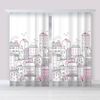 Этель / Set of curtains Sweet home rose 145 * 260 cm-2 pieces, polyethylene 100%, 140 g / m2