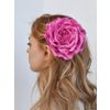 Milotto / Broche horquilla "Rosa" fucsia