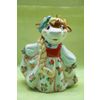Ярославская майолика / Christmas toy "Burenka Matryonka in a white dress"