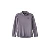 Jumper gray straight cut with a small collar for a boy