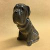 Figurine porcelain "Mastiff grey"