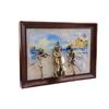 Золотая антилопа / Painting "Trio" hand-drawn on onyx
