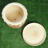 Керамика ручной работы / Flower pot "Corset" 7 l