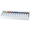 Paint oil art "Master-class" SET of 12 colours in 18 ml tubes