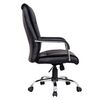 BRABIX office chair "Space EX-508", eco-cozh, chrome, black