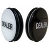 GamesDealer / Botão de revendedor preto e branco