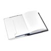 The diary is black with white insert
