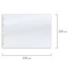 Carpetas pequeñas (148x210 mm), A5, HORIZONTAL, SET 100 uds., 35 micras, BRAUBERG