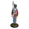 Tin soldier Napoleonic war, a Private of the battalion company of the 44th East Essex regiment. Great Britain, 1812-15 years.