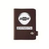 Cover avtodokumentov on the button with pockets "Documents Chevrolet" chocolate