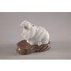 The sculpture "Hippo on the stand"