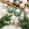 Kaemingk / Set di palline di plastica Cosmo Elven Trills, 6-10 cm, 26 pz