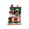 Santa's house, polystone, lighting, 17x19x12 cm, LEMAX