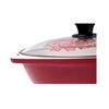 Roasting pan 3L non-stick with glass lid Kukmara
