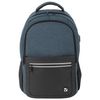 Zaino BRAUBERG URBAN universale, con scomparto per laptop, porta USB, Denver, blu, 46x30x16 cm, 229893