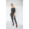 Cardigan short sleeve dark gray women's, TRICARDO