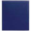 Carpeta de 4 anillas con bolsillo frontal transparente BRAUBERG, cartón / PVC, 65 mm, azul, hasta 400 hojas