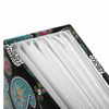 Photo album BRAUBERG on 304 photos 10x15 cm, hard cover, Paisley, black with turquoise