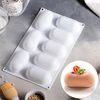 Доляна / Doliana / Mousse dessert and baking dish "Rauzi", 30 × 17.5 cm, 8 holes, white