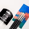 Малевичъ / Set of brushes bristle "Henri", 5 pieces