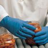 MAPA / Latex Gloves Superfood / Vital 177, inner chlorinated coating, size 10 (XL), blue