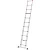 Stepladder telescope. aluminum T80 FlexLine 320, 11 steps, Hailo