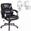 Office chair BRABIX "Eldorado EX-504", eco-leather, black