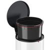 Waste bin Hailo Harmony M 12l., Steel, red