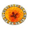 Amber Palace / Palais d'Ambre / Plat " Raisin ", bronze