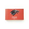 Business card holder "Game of thrones, the Starks" red