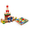 DESIGNER wooden TABLE in the open packaging in the thermo - 90 parts color for children from 3 years