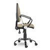 Armchair "Mango Lux", S-109, with armrests, chrome, sand