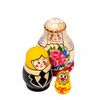 Золотая Хохлома / Matryoshka "Wedding joke" 3 dolls