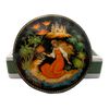 Палех / Palekh / Brooch "The Scarlet Flower", master Morozova